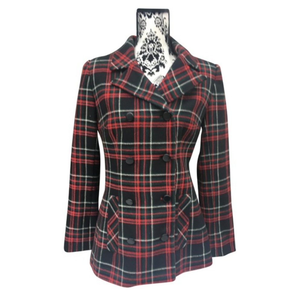 Cabi Jacket plaid size 2